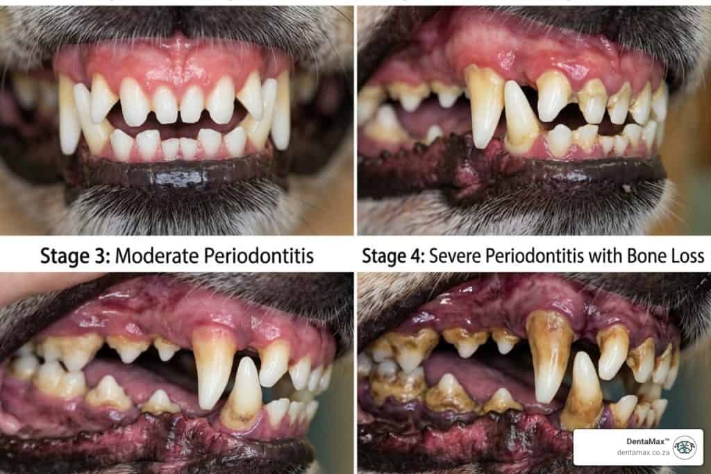 gum disease stages dogs