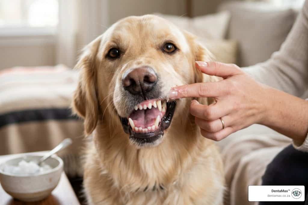coconut oil dog teeth