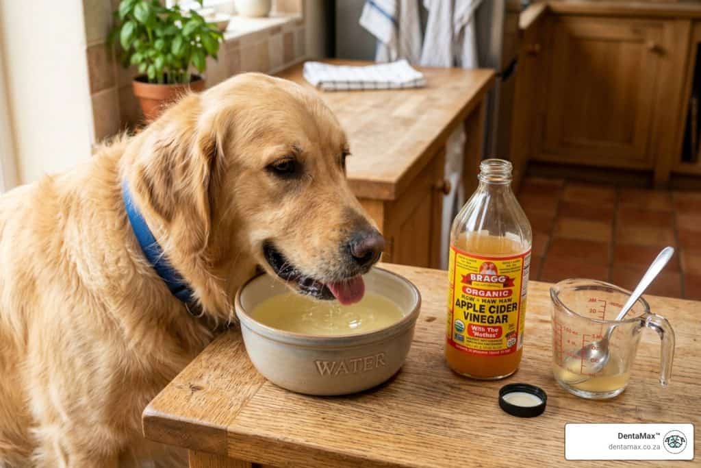 apple cider vinegar dogs